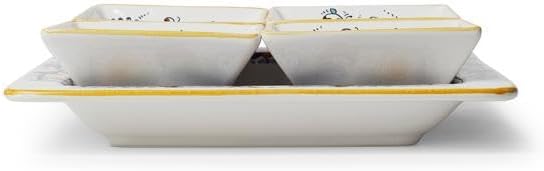 Sur La Table Nova Deruta 5-Piece Platter , Multi