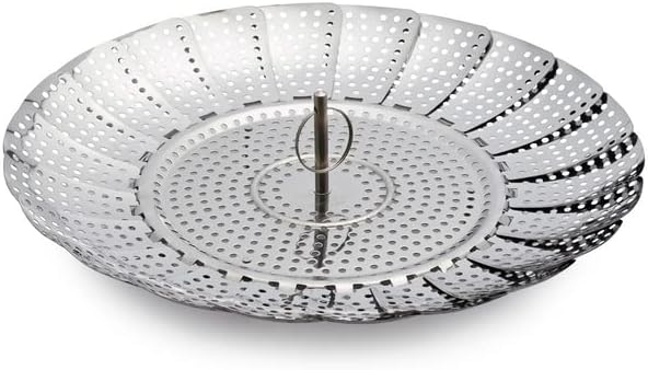 Sur La Table Stainless Steel Steamer Basket, 11" , Silver