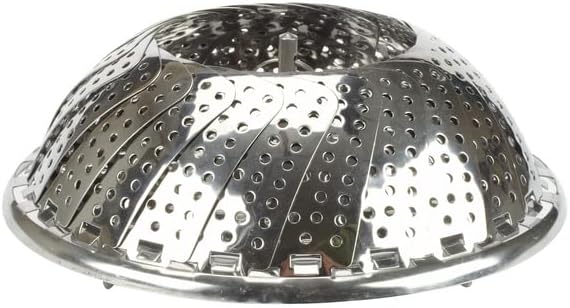 Sur La Table Stainless Steel Steamer Basket, 11" , Silver