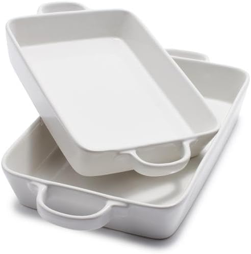 Sur La Table Stoneware 2-Piece Rectangular Baker Set , Blue