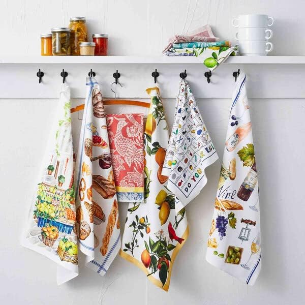 Sur La Table Parlez Vous Francais Kitchen Towel , Multi