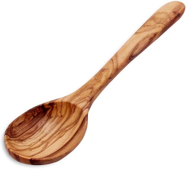 Sur La Table Italian Olivewood Spoon, 8" , Tan