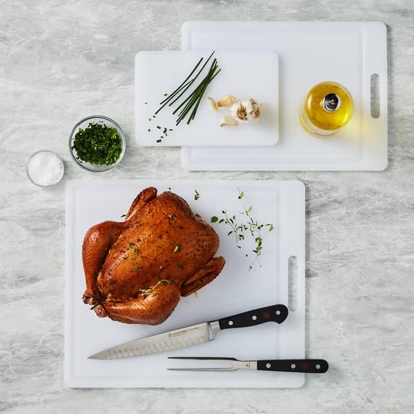 Sur La Table Polypropylene Cutting Boards, Set of 3 , White