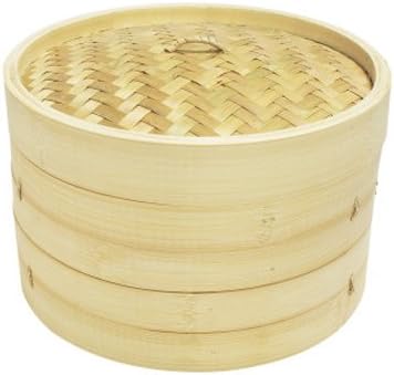 Sur La Table Bamboo Steamer, 10" , Yellow