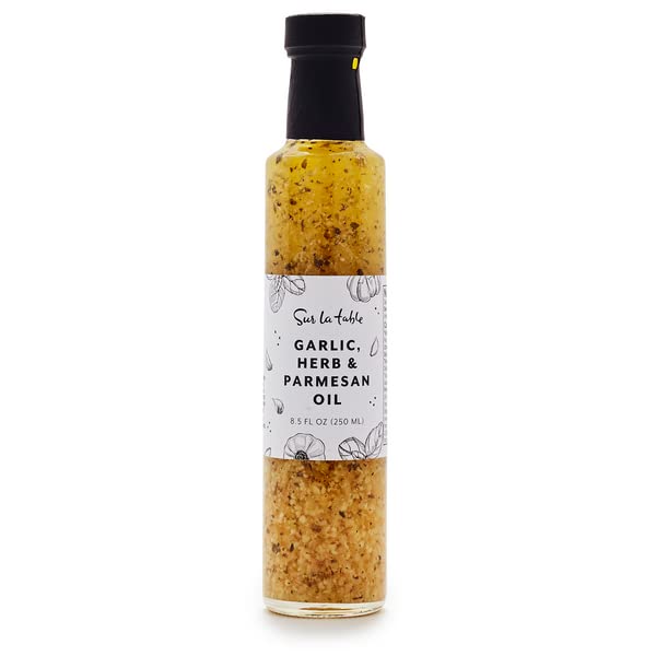 Sur La Table Garlic, Herb & Parmesan Oil Drizzle , Tan