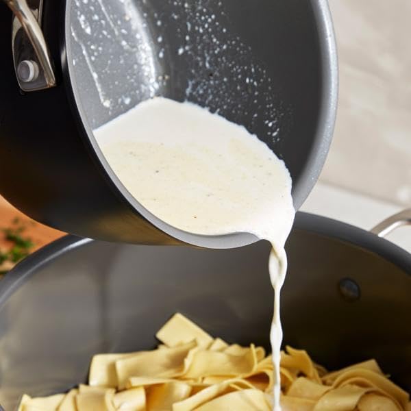 Sur La Table Classic Hard Anodized Ceramic Nonstick Saucepan , Aluminum