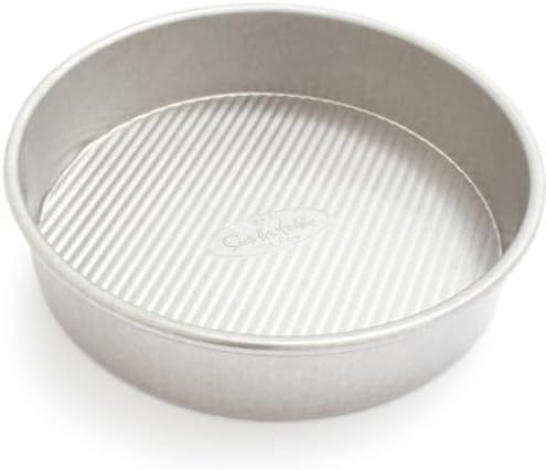 Sur La Table Platinum Pro Round Cake Pan, 8" x 2" , Silver