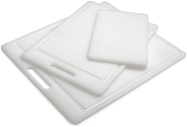 Sur La Table Polypropylene Cutting Boards, Set of 3 , White