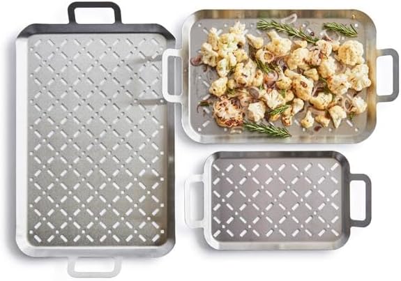 Sur La Table Stainless Steel Grill Grids, Set of 3