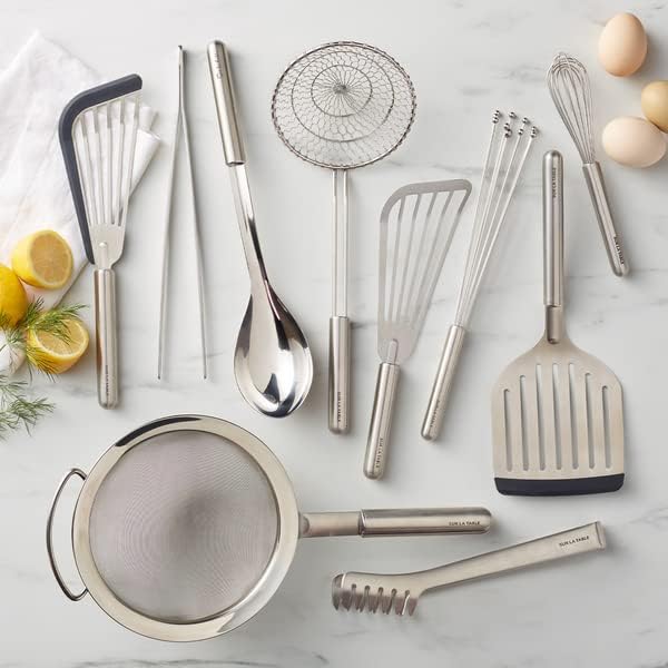 Sur La Table Plating Tongs , Silver