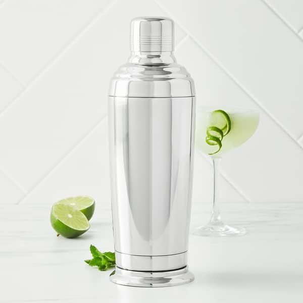 Sur La Table Double-Wall Classic Shaker , Silver