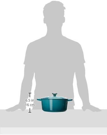 Le Creuset Enameled Cast Iron Round Dutch Oven, 7.25 qt., Caribbean