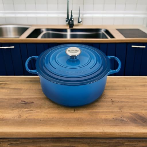 Le Creuset Enameled Cast Iron Round Dutch Oven, 5.5 qt., Marseille