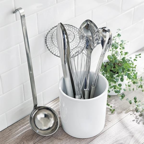 Sur La Table Porcelain Utensil Crock , White