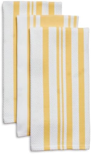 Sur La Table Striped Kitchen Towels, Set of 3 , Sardine
