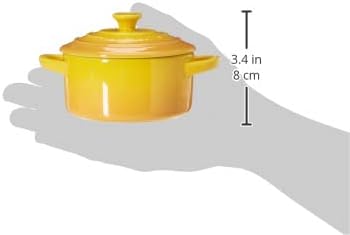 Le Creuset Stoneware Mini Round Cocotte, 8oz., Nectar