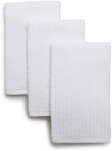 Sur La Table Bar Mop Kitchen Towels, Set of 3 , White