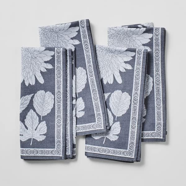 Sur la table Jacquard Floral Napkins, Set of 4 , Natural