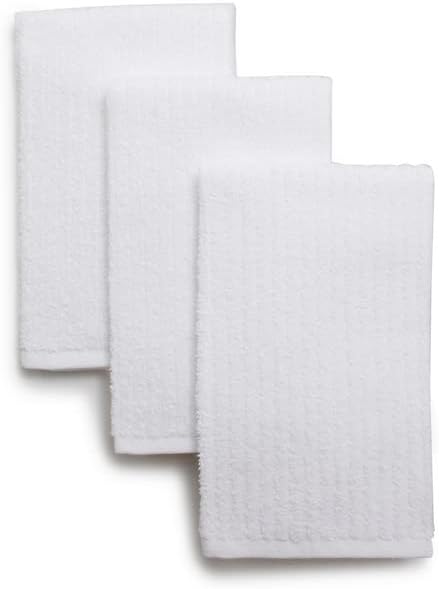 Sur La Table Bar Mop Kitchen Towels, Set of 3 , White