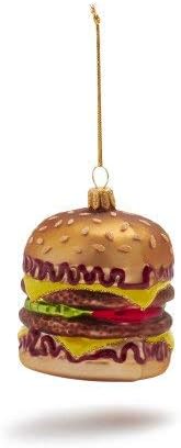 Sur La Table Cheeseburger Glass Ornament