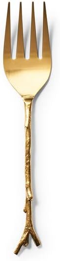 Sur La Table Gold Twig Serving Fork