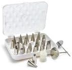 Ateco Cake Decorating Set, 29 Piece, Plastic, Silver
