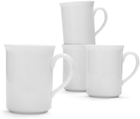 Sur La Table Bistro Mugs, Set of 4 , White