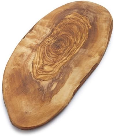 Sur La Table Italian Olivewood Slice Serving Board , Tan