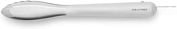 Sur La Table Stainless Steel Tongs , White