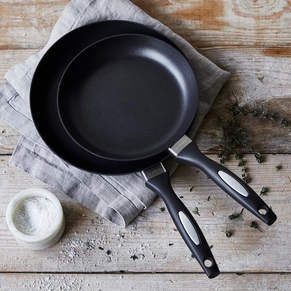 Scanpan ES5 Skillets, Set of 2, 8" and 9.5" , Black
