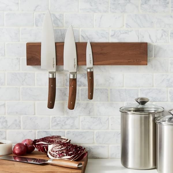 Sur La Table Classic Magnetic Wall Bar, 16", Brown