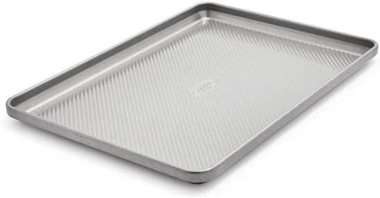 Sur La Table Platinum Pro Heavy Duty Half Sheet Pan , Silver