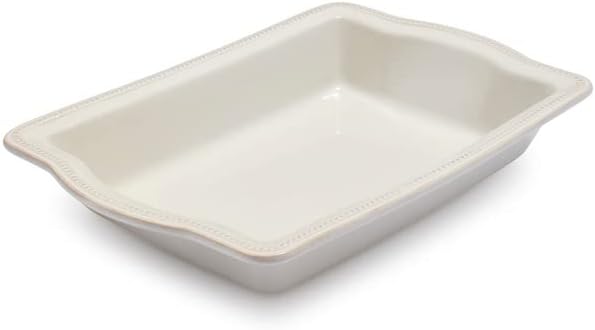 Sur La Table Pearl Stoneware Baker , White
